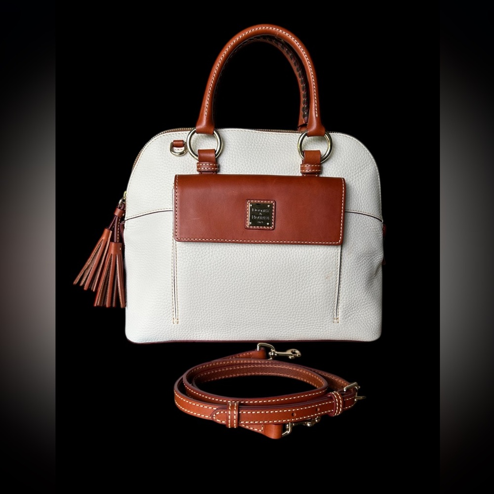 Dooney & Bourke Aubrey Satchel - Bone NWOT